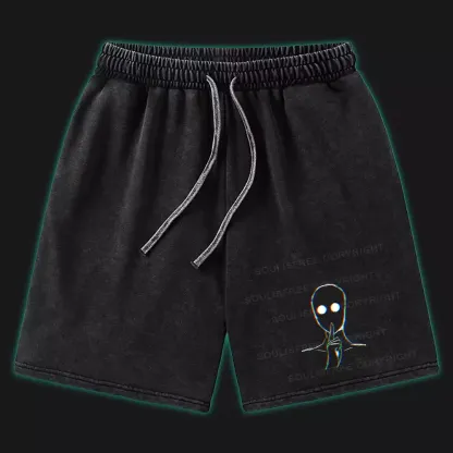 Reminder Of Strangers Washed Shorts