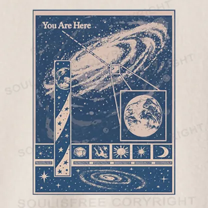 You Are Here Basic Washed T-shirt