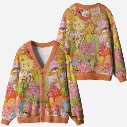 Garden of Joy Ugly Cardigan Sweaters