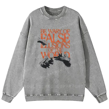 Truth Beneath Lies Washed Sweatshirts