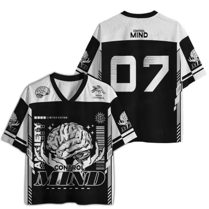 Mind Control Brain-Hands Mesh Jersey