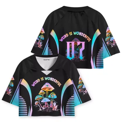 Soulisfree WEIRD IS WONDERFUL Cropped Jersey
