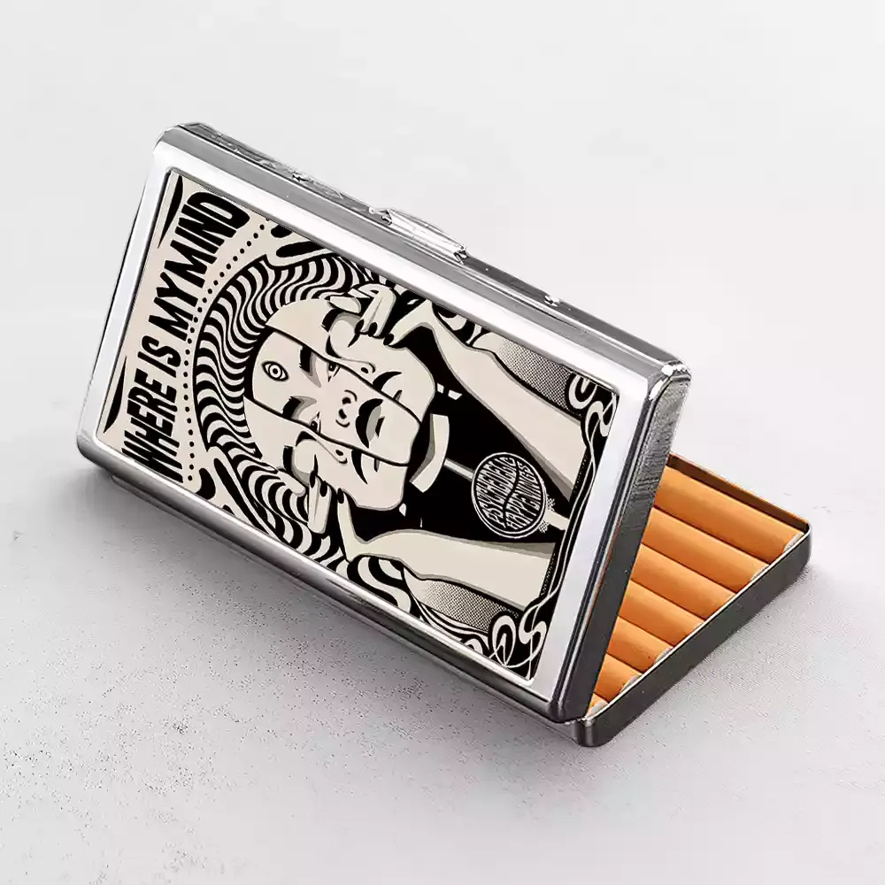 Where Is My Brain Cigarette Case