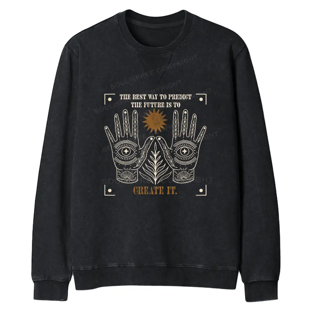 Creating The Future Regular Fit Washed Sweatshirt