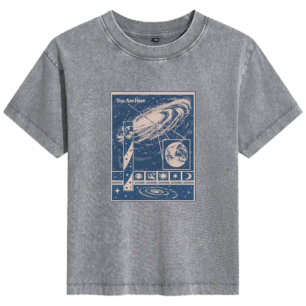 You Are Here Basic Washed T-shirt