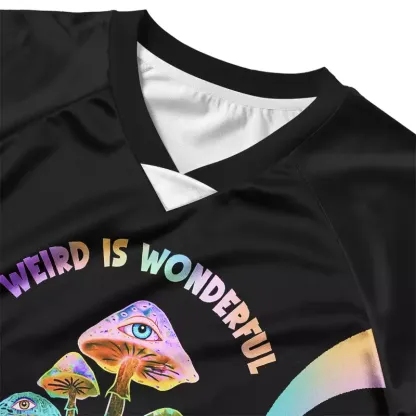Soulisfree WEIRD IS WONDERFUL Cropped Jersey