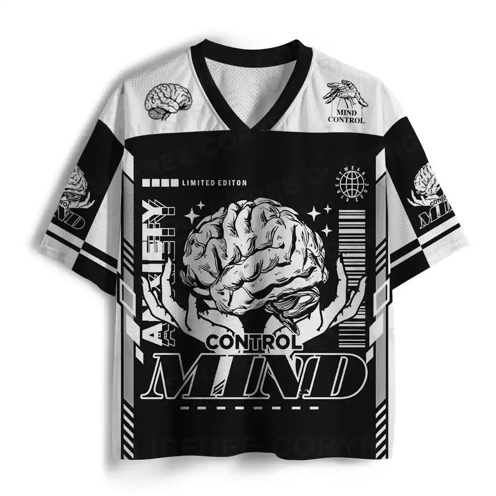Mind Control Brain-Hands Mesh Jersey
