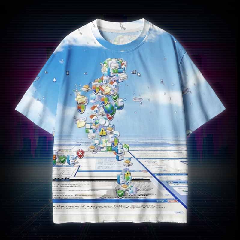 Soulisfree  DIGITAL SELF Cotton Tee