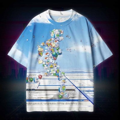 Soulisfree  DIGITAL SELF Cotton Tee