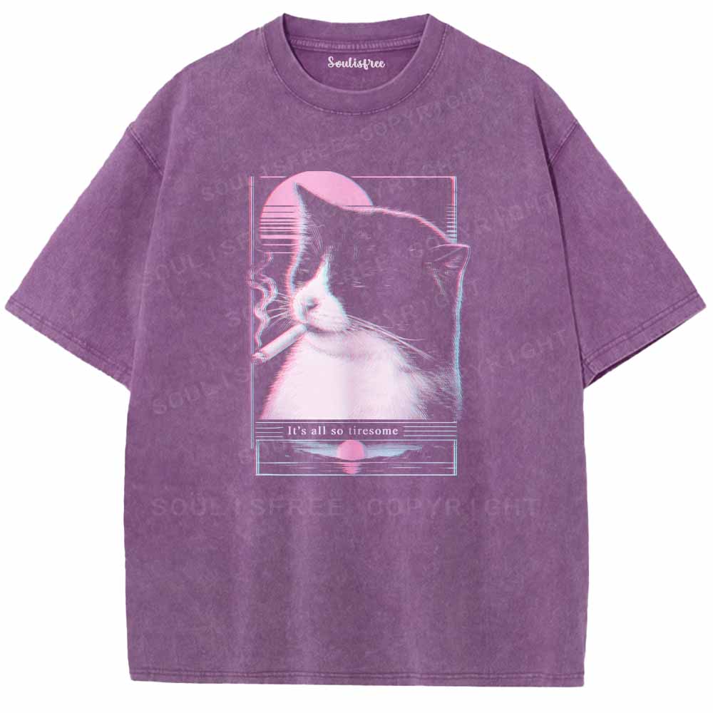 Soulisfree  It's All So Tiresome Washed Tee