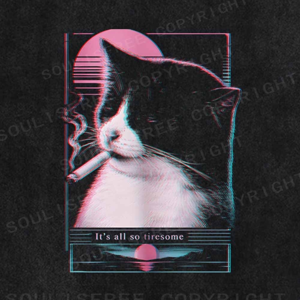 Soulisfree  It's All So Tiresome Washed Tee