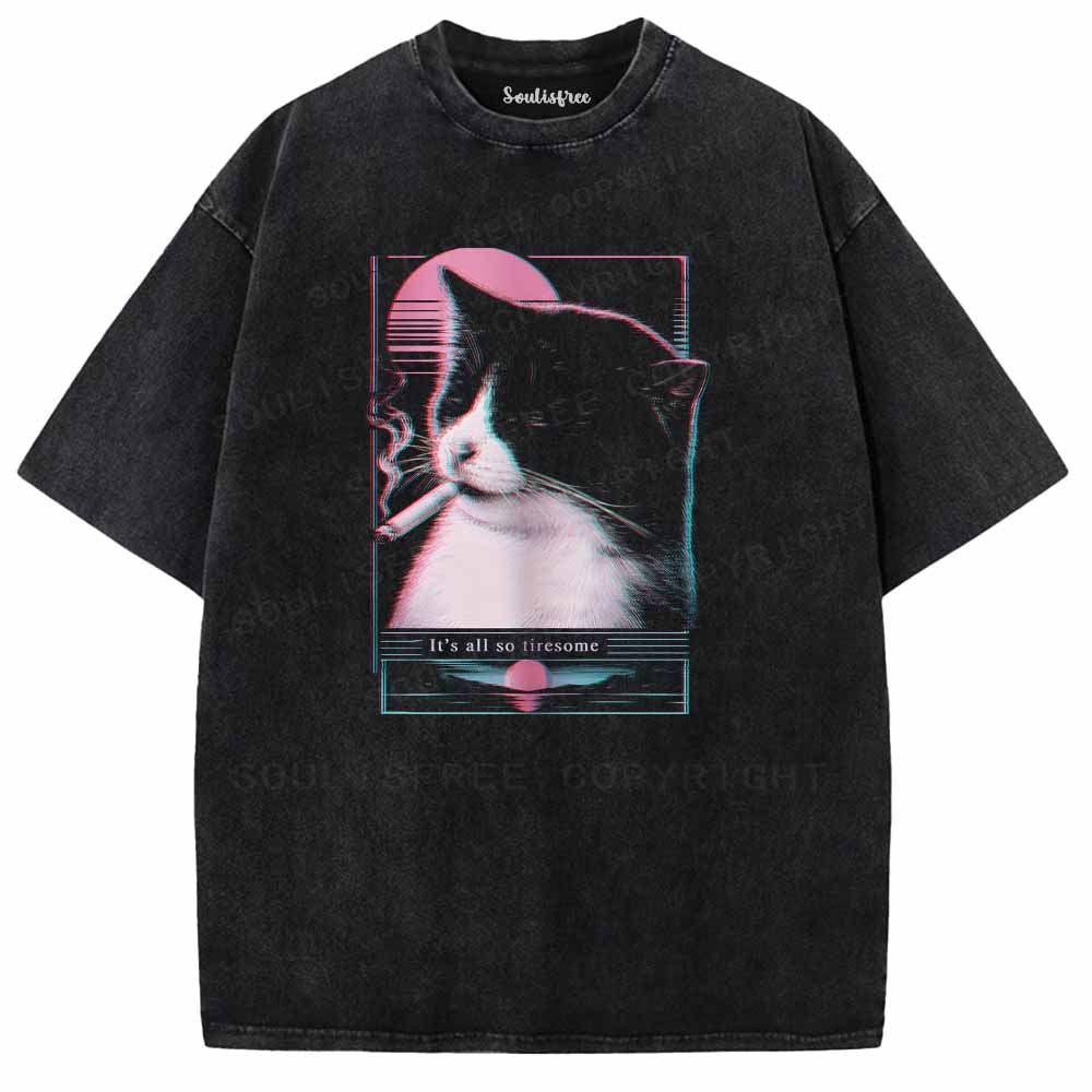 Soulisfree  It's All So Tiresome Washed Tee