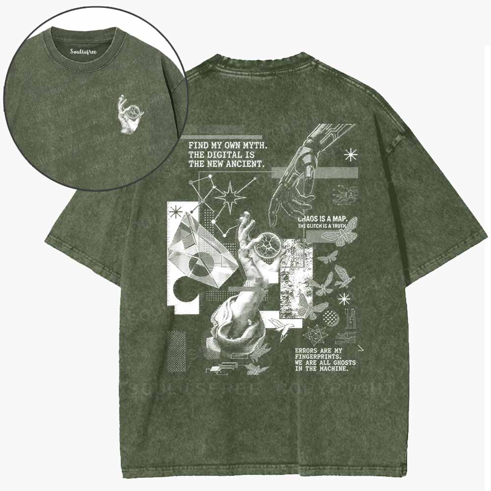 Soulisfree  Forge Your Own Myth Washed Tee