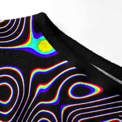 Soulisfree Psy Current – Liquid Energy Women's Fuzzy Crewneck Sweater