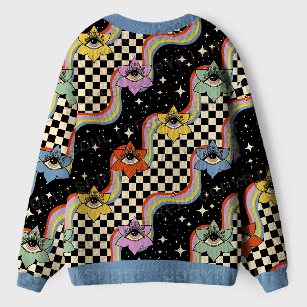 Vision Trip Ugly Cardigan Sweaters
