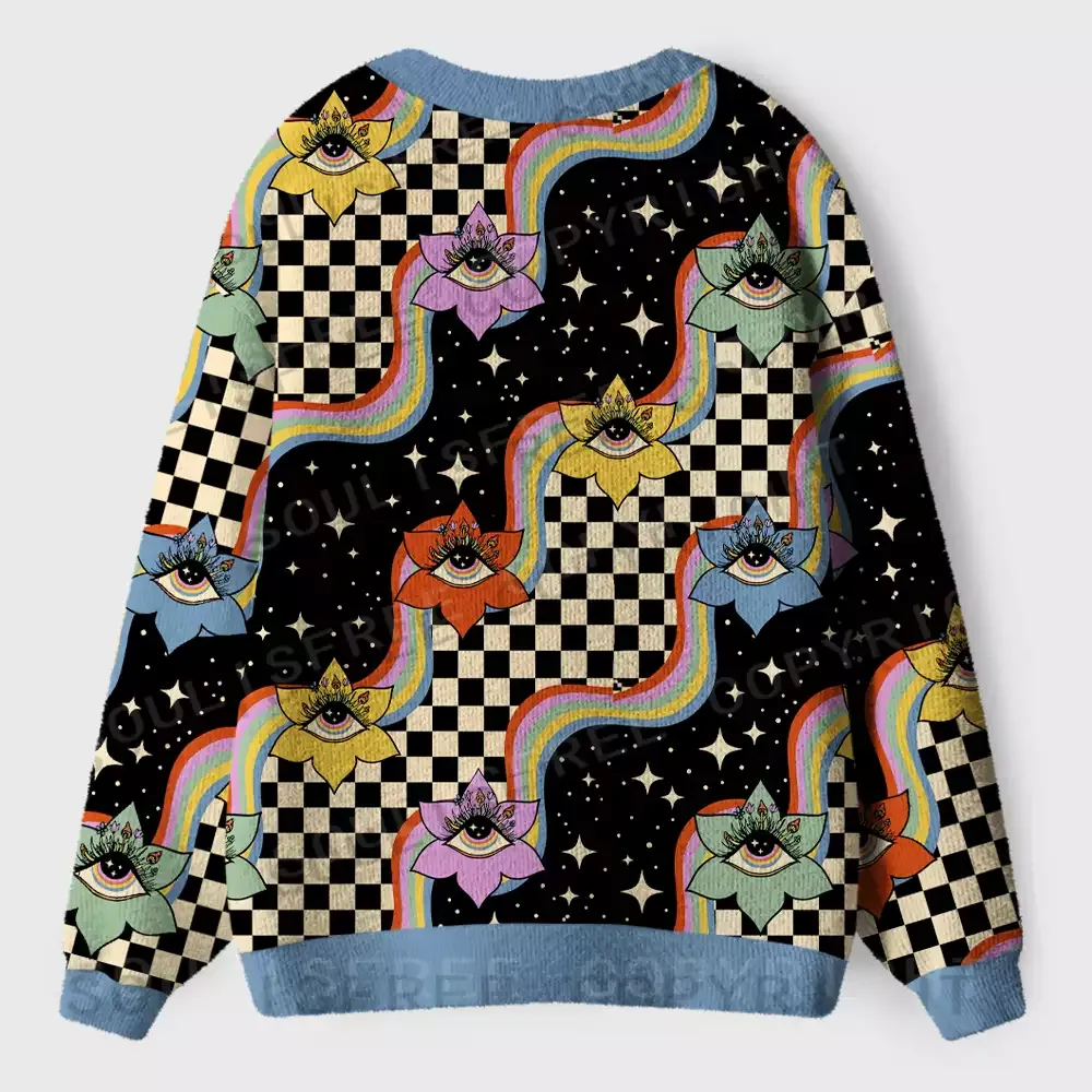 Vision Trip Ugly Cardigan Sweaters