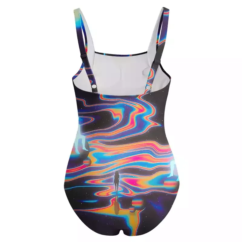 Soulisfree Interstellar Dream Walk One‑Piece Swimsuit