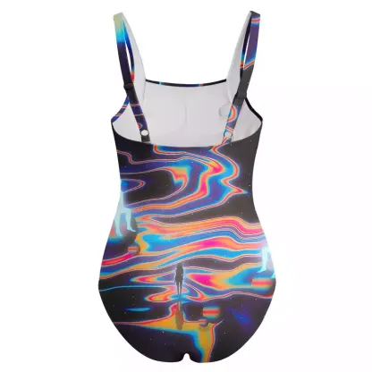 Soulisfree Interstellar Dream Walk One‑Piece Swimsuit