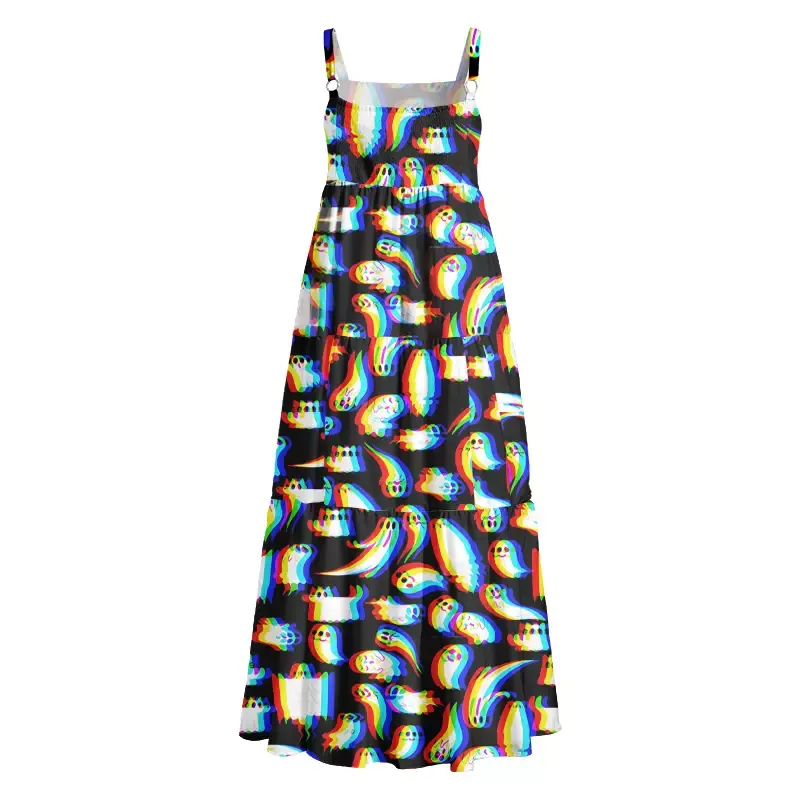 Soulisfree Spectral Boo Spectrum Boho Maxi Dress