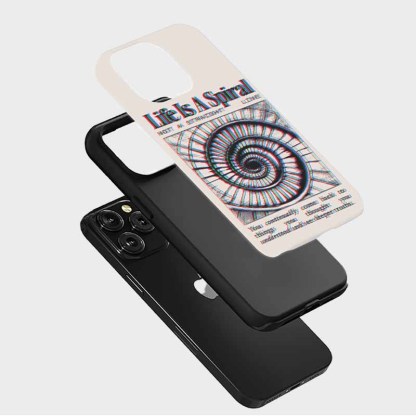Soulisfree Life Is A Spiral  Matte Phone Case