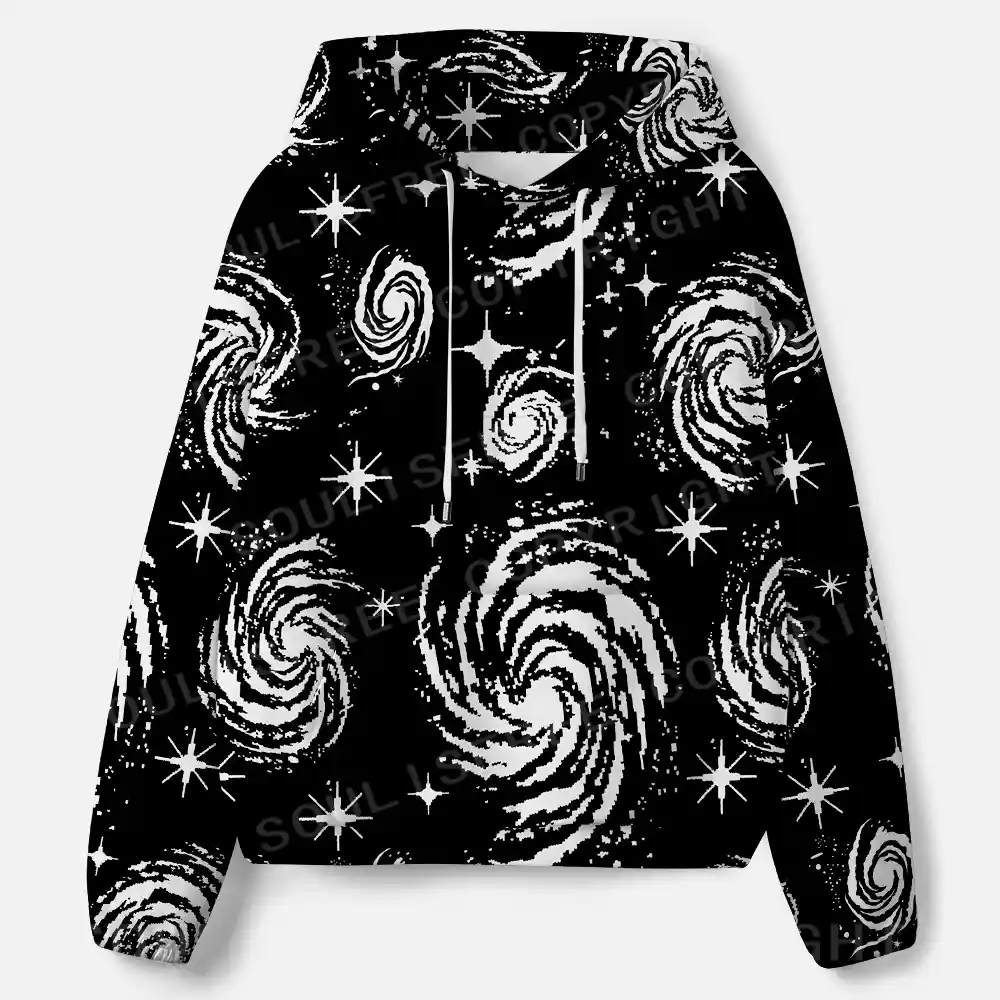 Galactic Swirl: A Cosmic Journey All-Over Print Hoodie