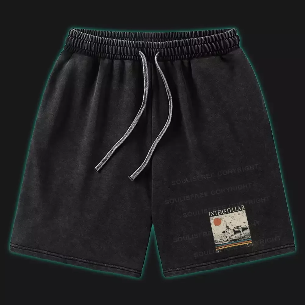 Designed The Vast Unknown Washed Shorts