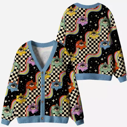 Vision Trip Ugly Cardigan Sweaters