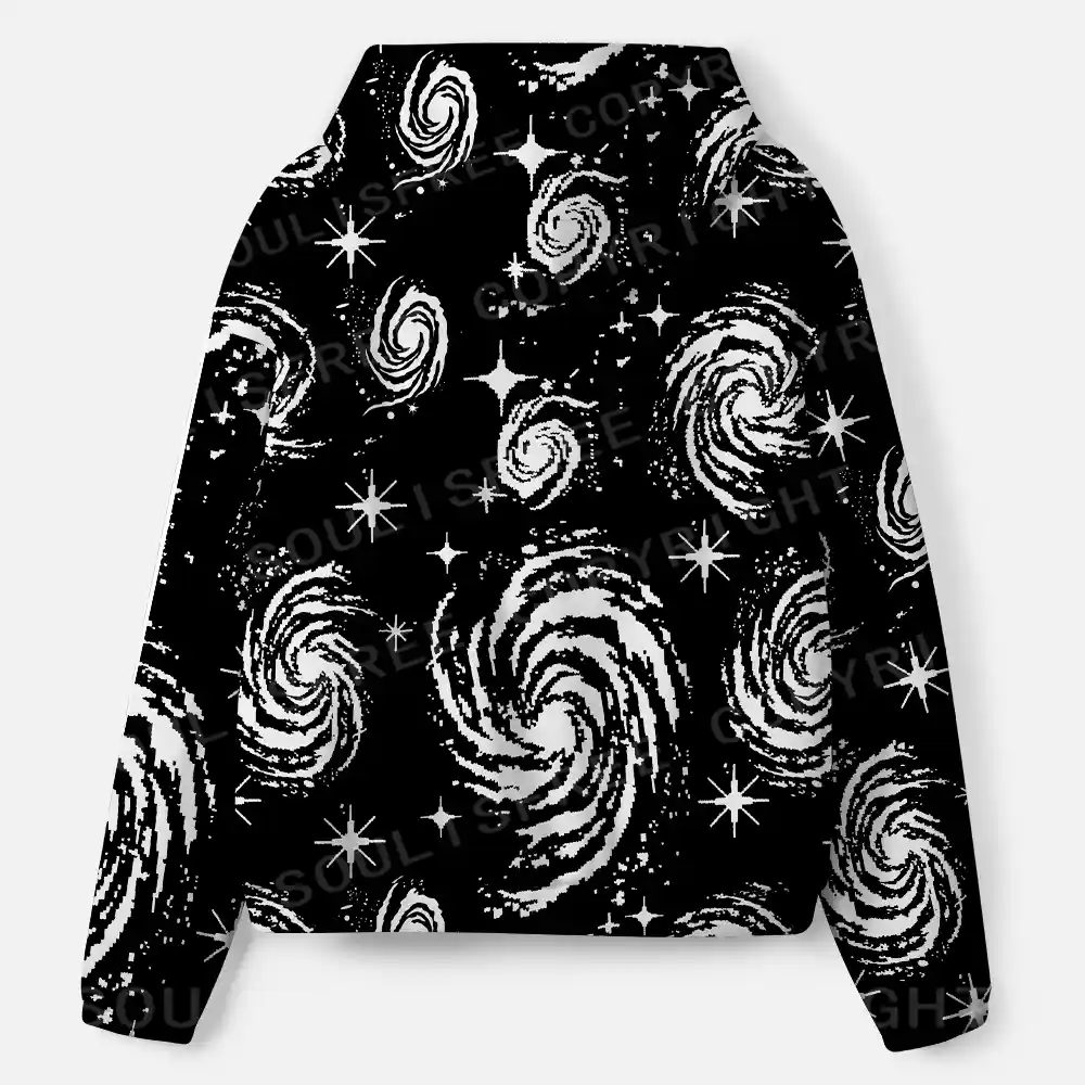 Galactic Swirl: A Cosmic Journey All-Over Print Hoodie