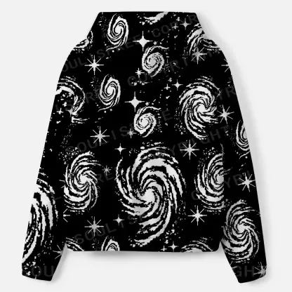 Galactic Swirl: A Cosmic Journey All-Over Print Hoodie
