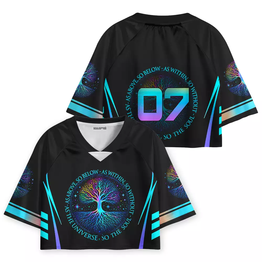 Soulisfree As Above, So Below Cropped Jersey