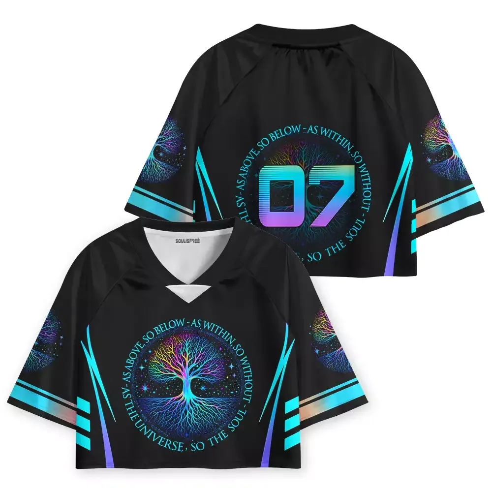 Soulisfree As Above, So Below Cropped Jersey