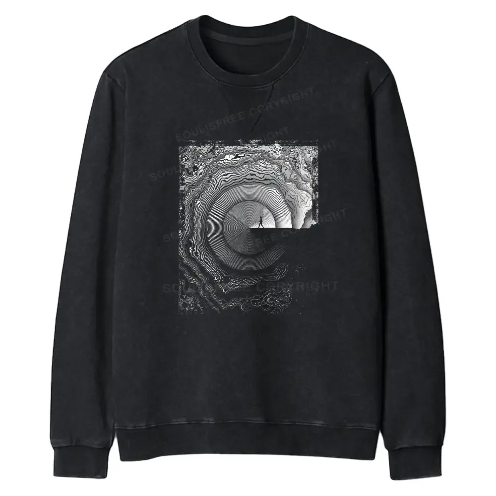 Breaking Rejection Regular Fit Washed Sweatshirt