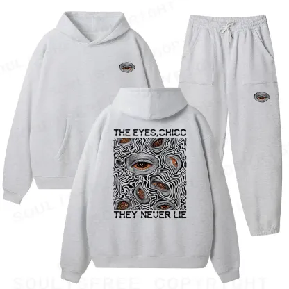 Eyes don't lie Fleece Hoodie Set