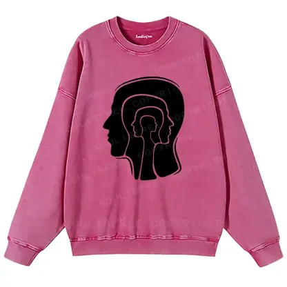 Mind Layers Washed Sweatshirts