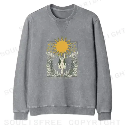 Trust Your Growth Fit Washed Sweatshirt