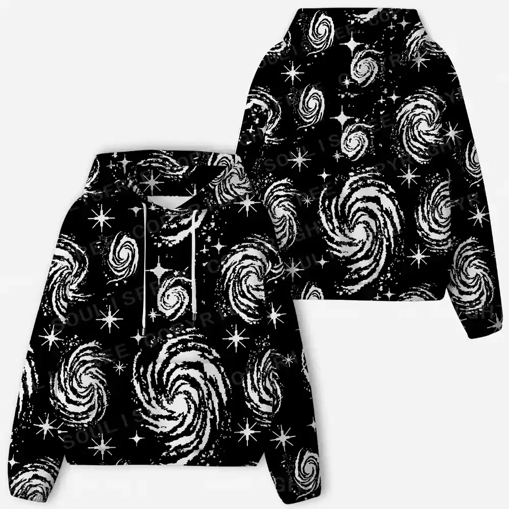 Galactic Swirl: A Cosmic Journey All-Over Print Hoodie