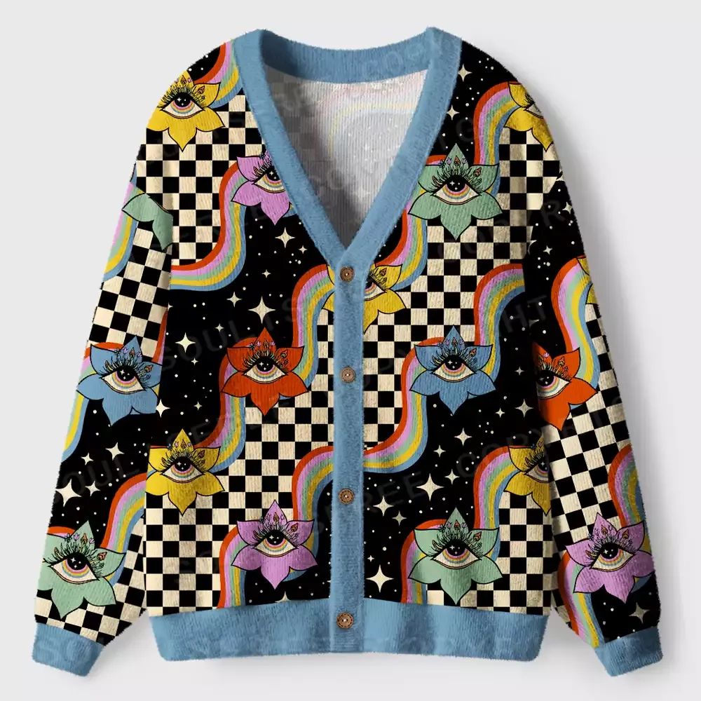 Vision Trip Ugly Cardigan Sweaters
