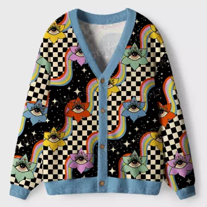 Vision Trip Ugly Cardigan Sweaters