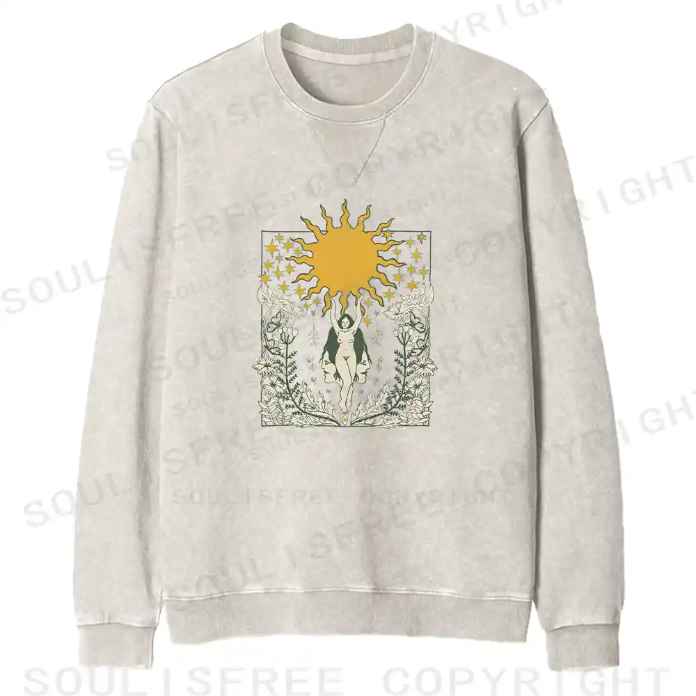 Trust Your Growth Fit Washed Sweatshirt