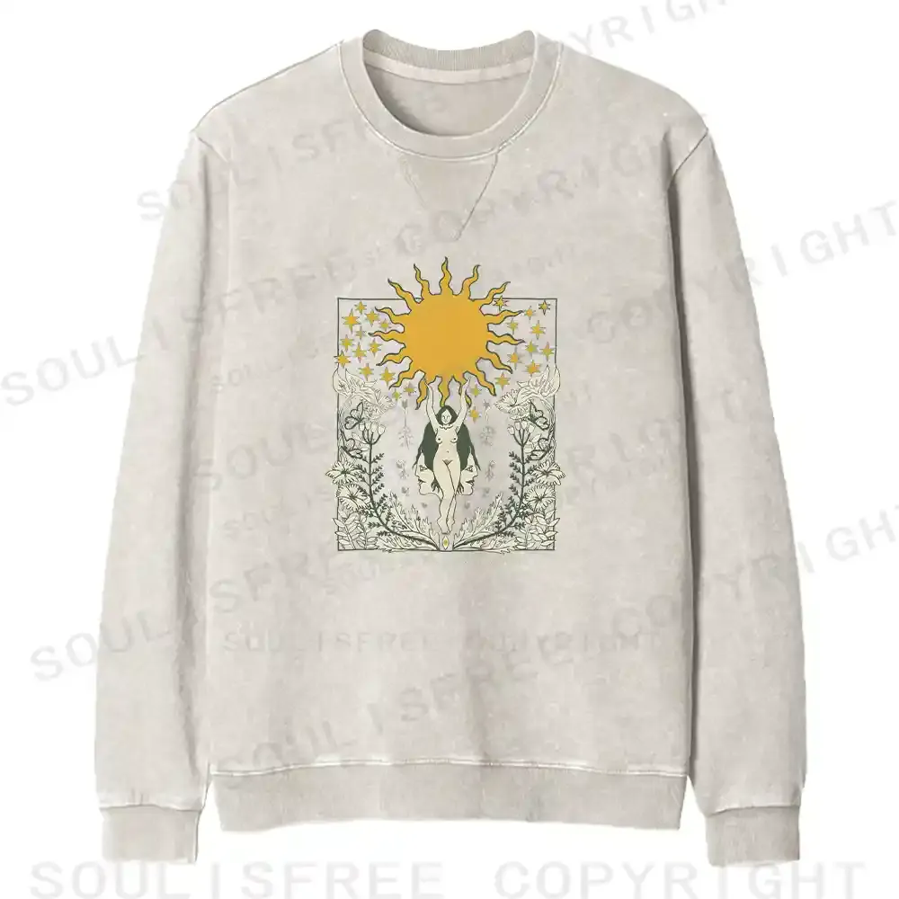 Trust Your Growth Fit Washed Sweatshirt