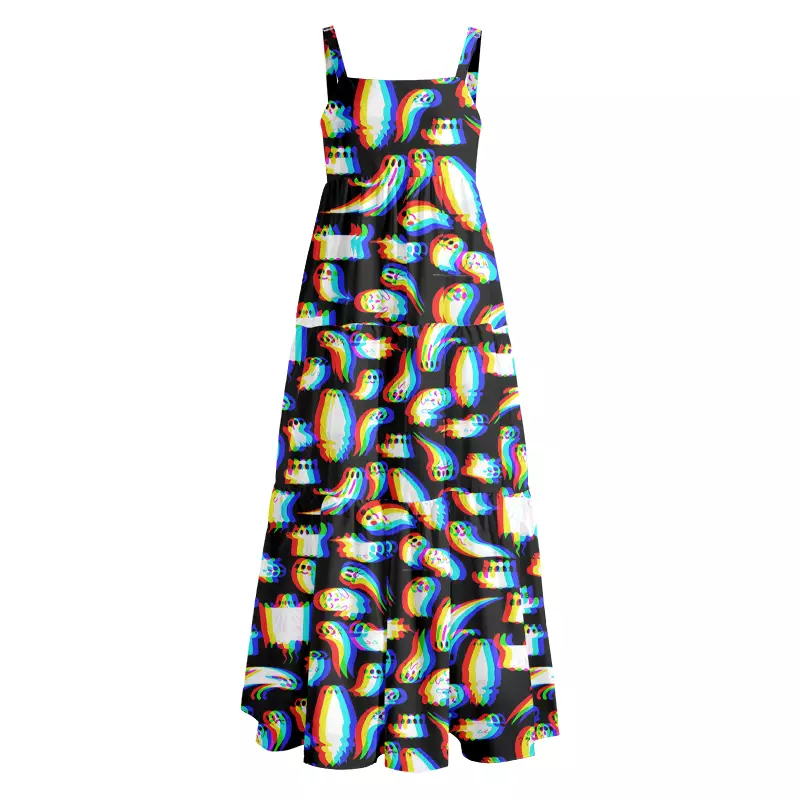 Soulisfree Spectral Boo Spectrum Boho Maxi Dress