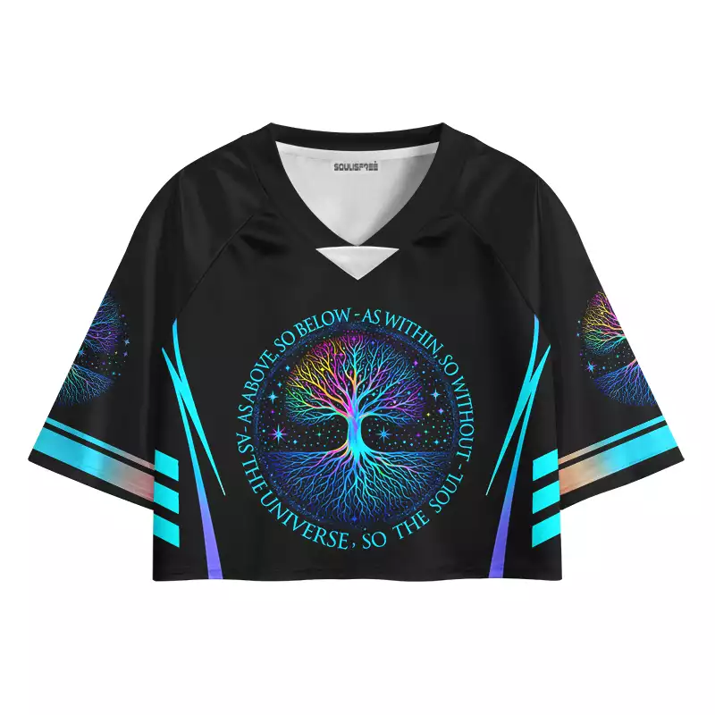 Soulisfree As Above, So Below Cropped Jersey