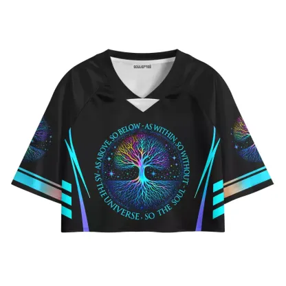 Soulisfree As Above, So Below Cropped Jersey