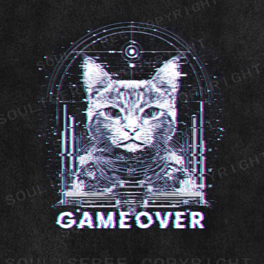 Soulisfree  GAMEOVER Washed Tee