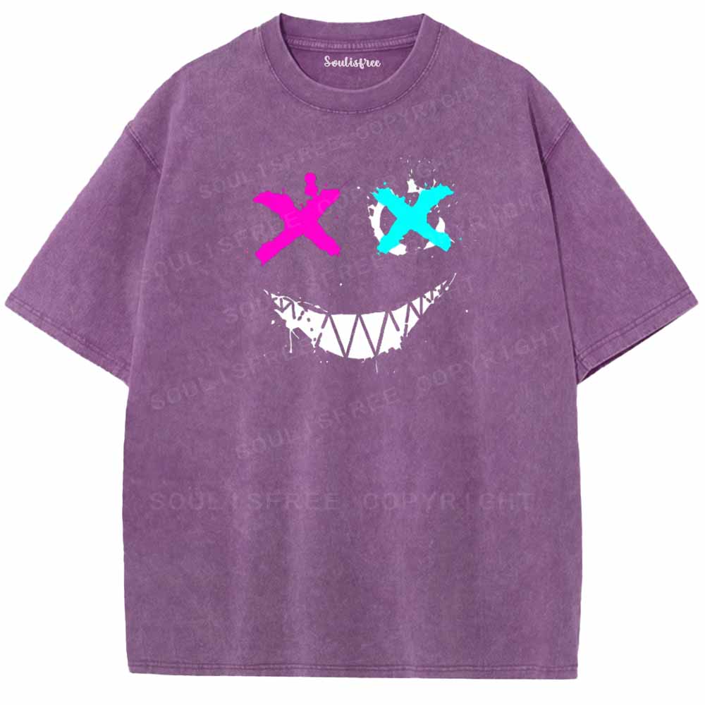 Soulisfree Smiley Washed Tee