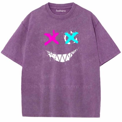 Soulisfree Smiley Washed Tee