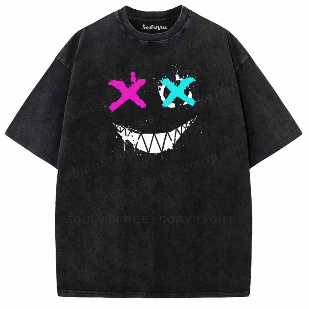 Soulisfree Smiley Washed Tee