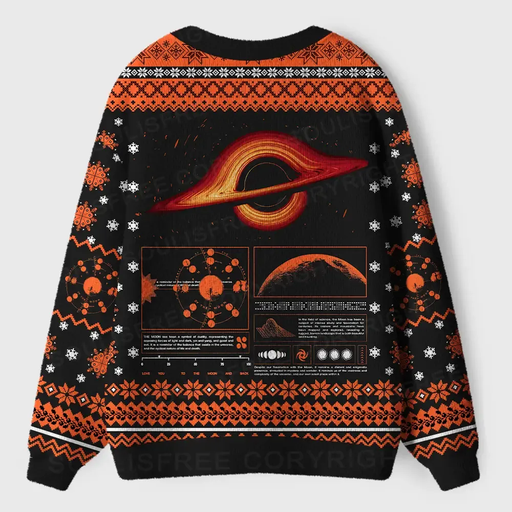 The Mystery Of Black Holes Ugly Cardigan Sweaters