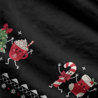 Soulisfree The Little Joys Of Christmas Fuzzy Cardigan Sweater