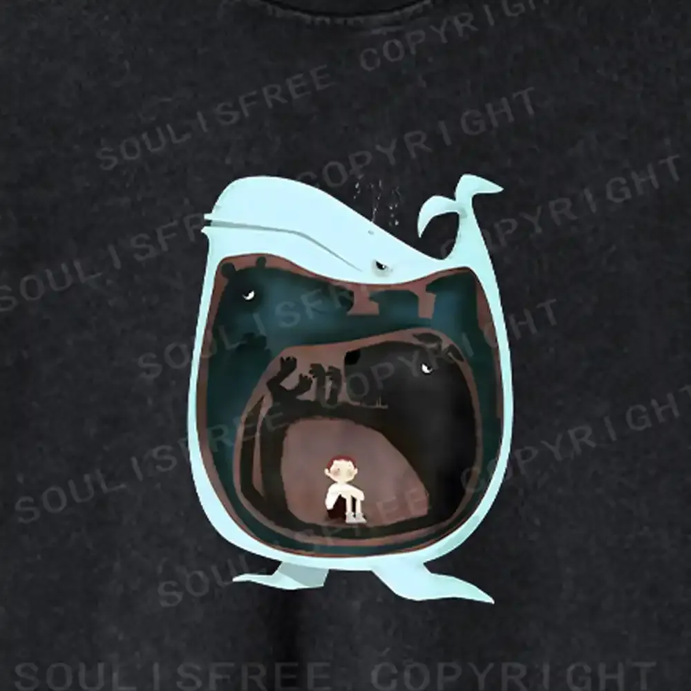 The Inner Self Washed Cropped Sweatshirt